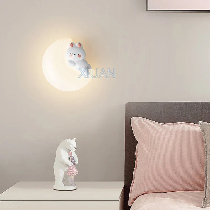 MoonAnimal Creative Moon Lamp Children's | Lighting | Led | Warm White | metal | 12W | 20V - 220V - 240V | Premium Lighting Solution
