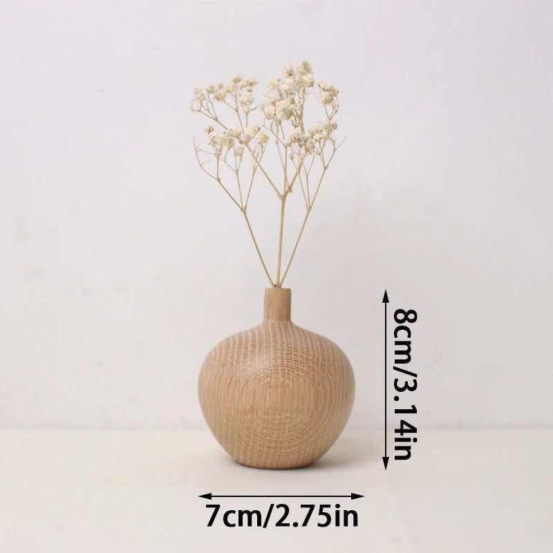 Wood Decorative Plant Pots Dry Flower | Vase | wood | Elegant Home Decor