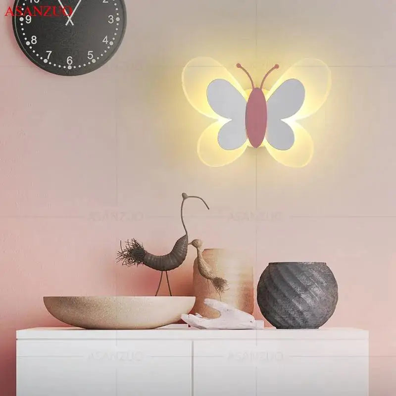 ButterflyGlow Acrylic Butterfly Wall Lamp | Wall Lamp | Led | metal | 85V - 265V | Elegant Wall Illumination