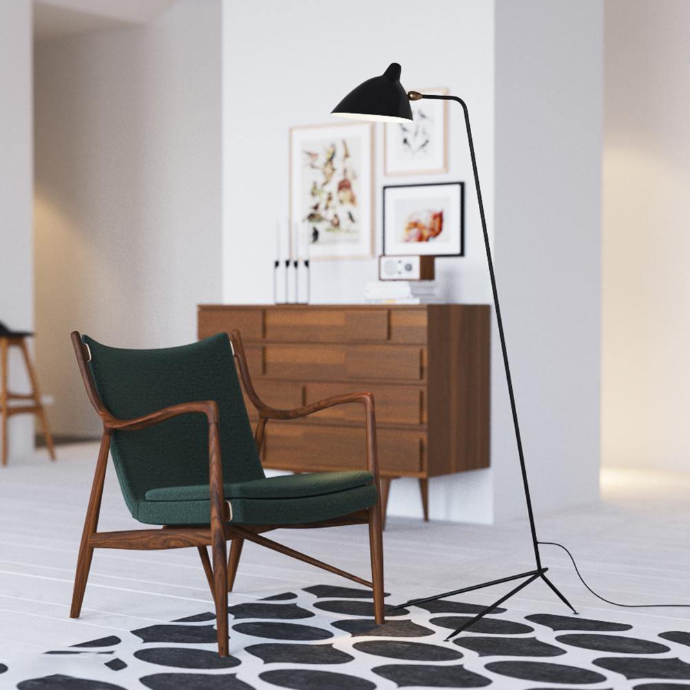 Serge Mouille Floor Lamp | Floor Lamp | LED | aluminum/metal | 240v | Stylish Floor Lighting