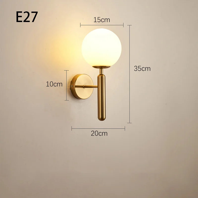 Classic Globe Wall Lamp Wall | Wall Lamp | Elegant Wall Illumination