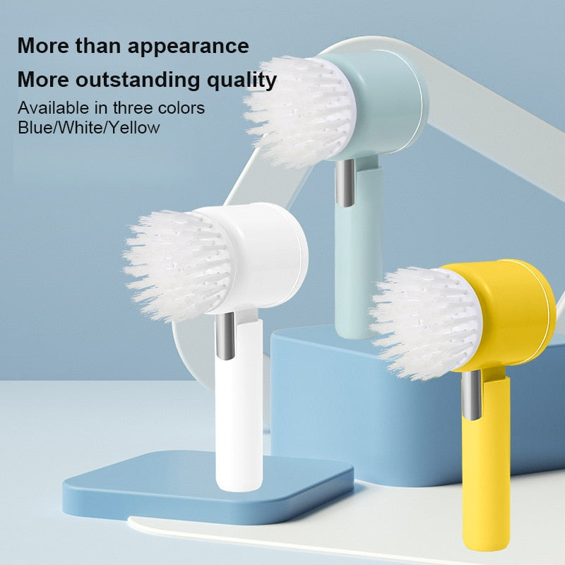 FlexScrub Electric Cleaning Brush Multifunctional Rechargeable Scrubber | Cleaning Tool | ABS | 12V | Functional Home Appliance