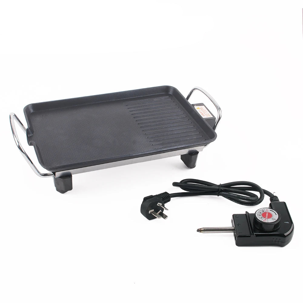 Multifunction Electric Barbecue Oven Griddle Roaster | By Stopper | Aluminum | 1500W | 220V | Functional Home Appliance