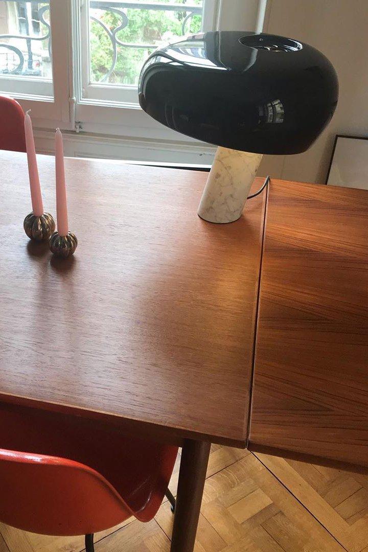 Marble Table Lamp Black | Table Lamp | metal/Marble | 110-240V | Sleek Table Accent