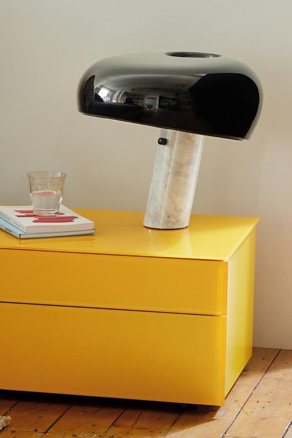 Marble Table Lamp Black | Table Lamp | metal/Marble | 110-240V | Sleek Table Accent