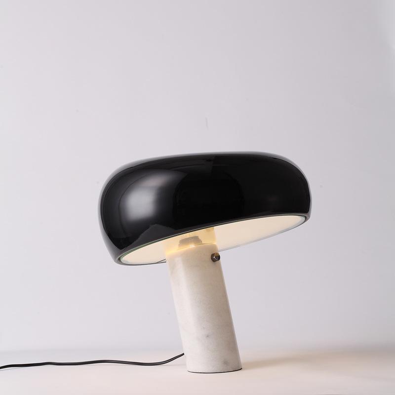 Marble Table Lamp Black | Table Lamp | metal/Marble | 110-240V | Sleek Table Accent