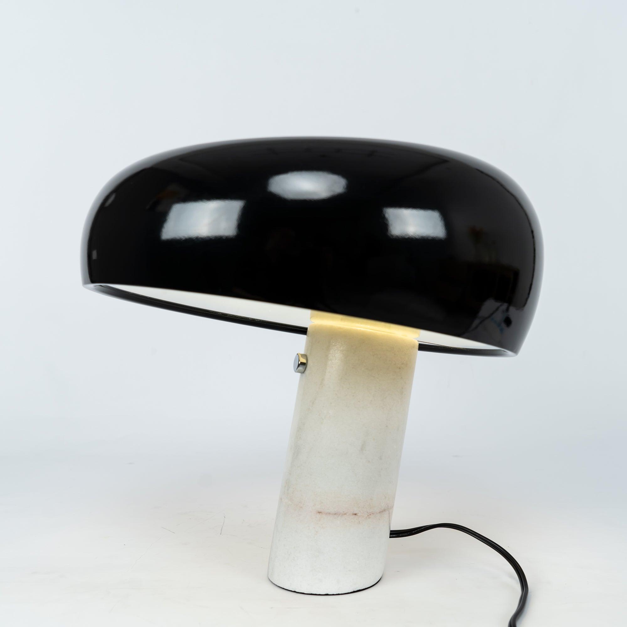 Marble Table Lamp Black | Table Lamp | metal/Marble | 110-240V | Sleek Table Accent