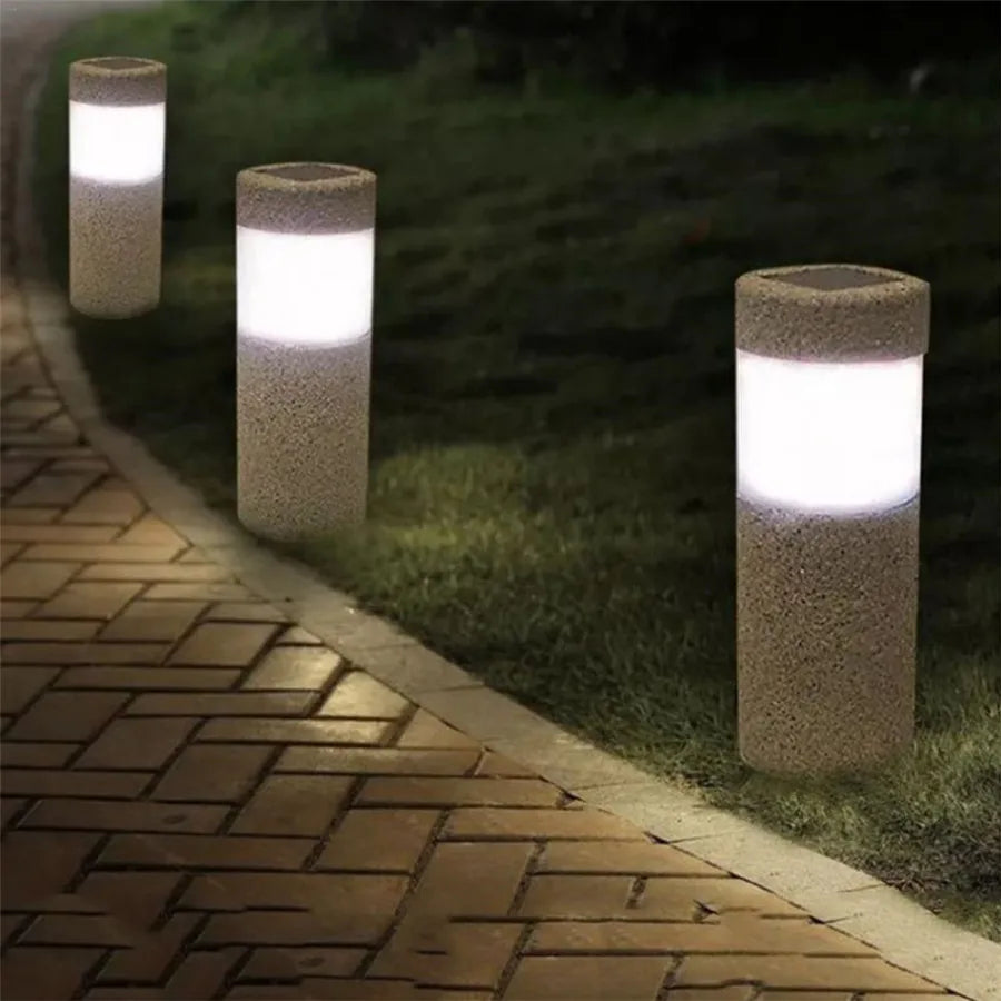 SteenLicht Solar Column Lamp | Lighting | LED | plastic/resin/stone | 2 V | Premium Lighting Solution