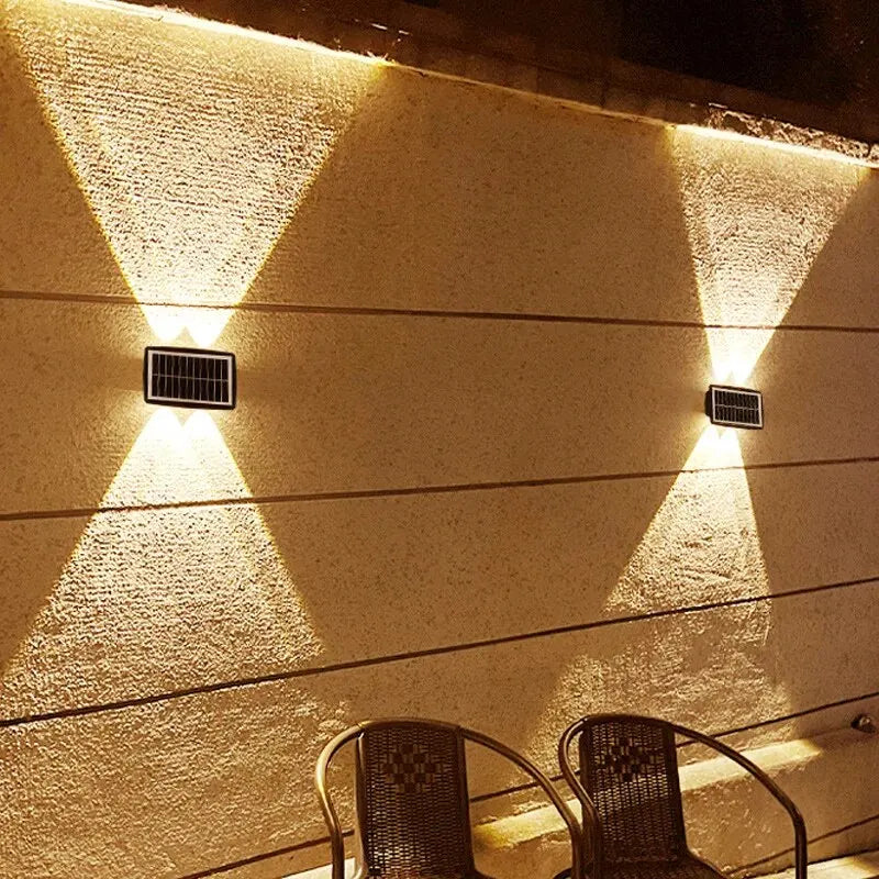 SunGlare Solar Outdoor Wall Lamp | Wall Lamp | LED | Elegant Wall Illumination