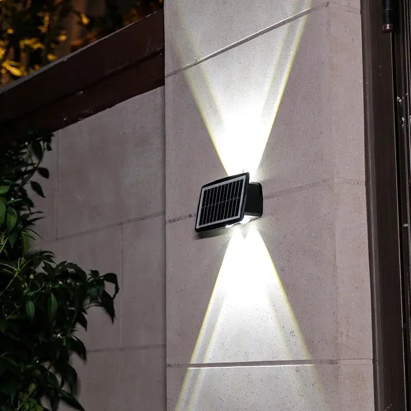 SunGlare Solar Outdoor Wall Lamp | Wall Lamp | LED | Elegant Wall Illumination