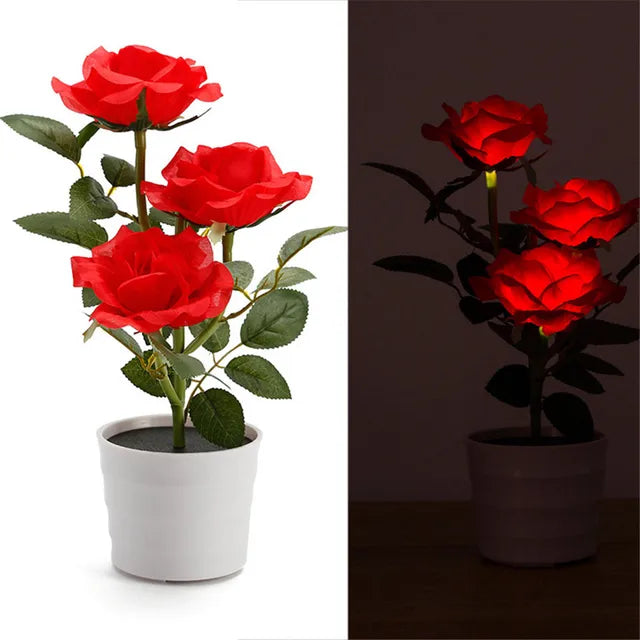 BloomLight Solar Rose Lantern | Lighting | LED | fabric/plastic | Premium Lighting Solution