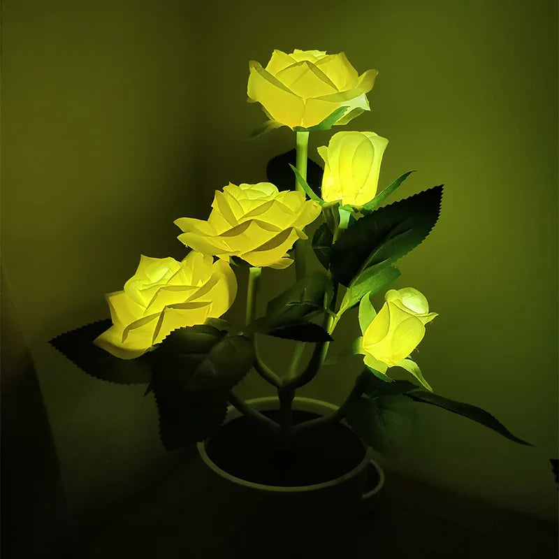 BloomLight Solar Rose Lantern | Lighting | LED | fabric/plastic | Premium Lighting Solution