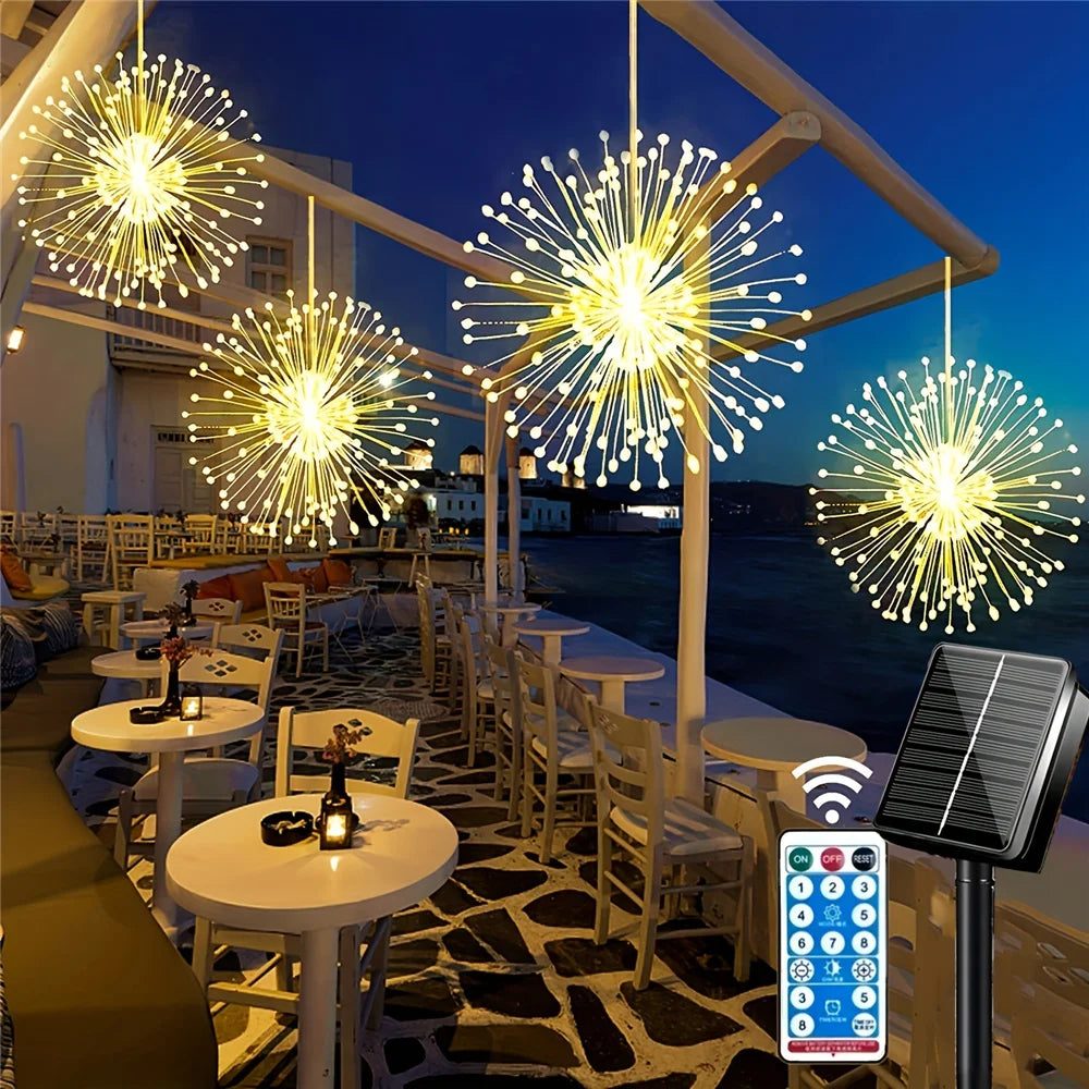 Flame Hanging Solar Fireworks Lights | Lighting | LED | aluminum | Premium Lighting Solution