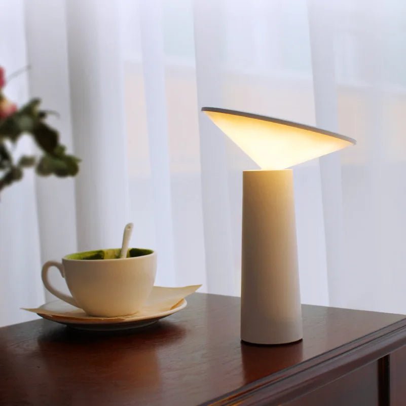 Wireless Table Lamp with Remote | Table Lamp | plastic/ABS | 5W | Sleek Table Accent