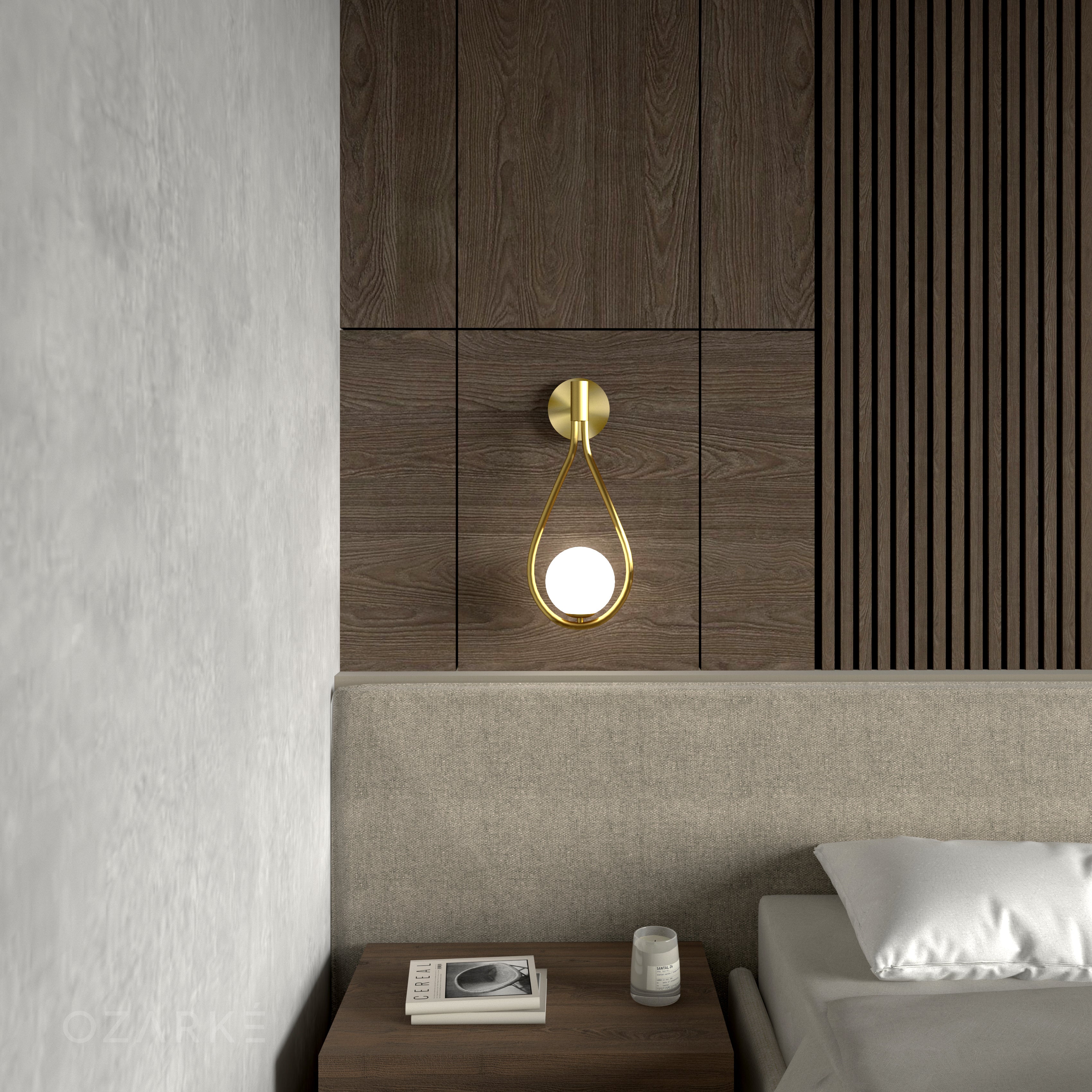 Tear Drop Wall Lamp Elegant | Wall Lamp | glass/iron | 5W | 110V | Elegant Wall Illumination