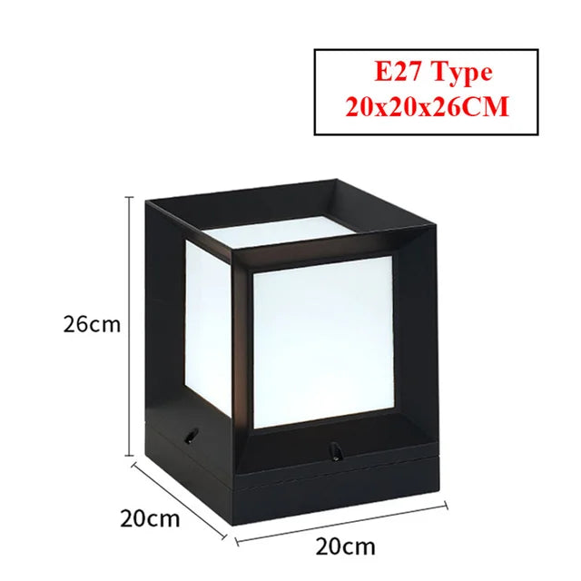 LumiPillar Outdoor Standing Lamp Gates | Floor Lamp | LED | aluminum/glass | Stylish Floor Lighting