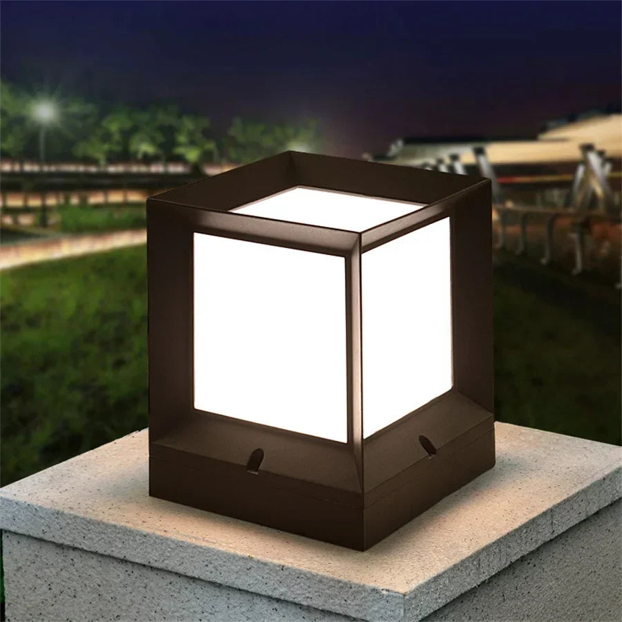 LumiPillar Outdoor Standing Lamp Gates | Floor Lamp | LED | aluminum/glass | Stylish Floor Lighting