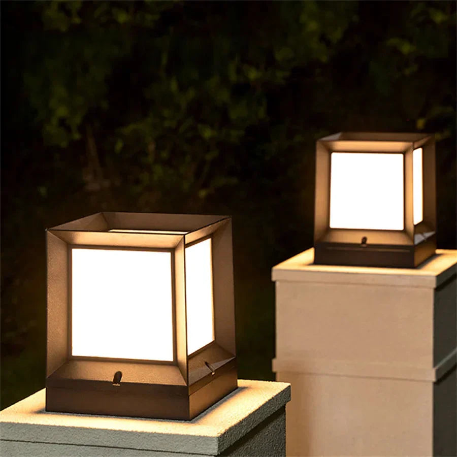 LumiPillar Outdoor Standing Lamp Gates | Floor Lamp | LED | aluminum/glass | Stylish Floor Lighting