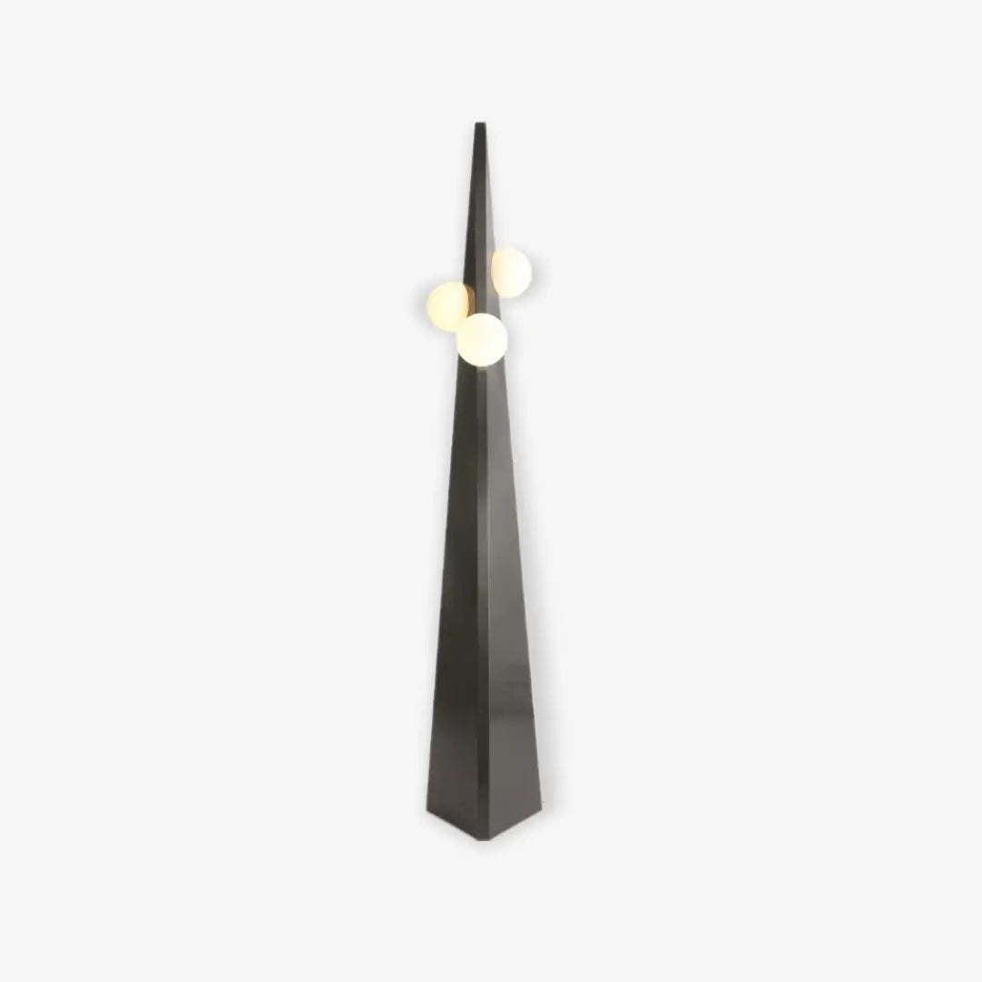 Triangular tower floor lamp | Floor Lamp | glass/metal | 240 v | Stylish Floor Lighting