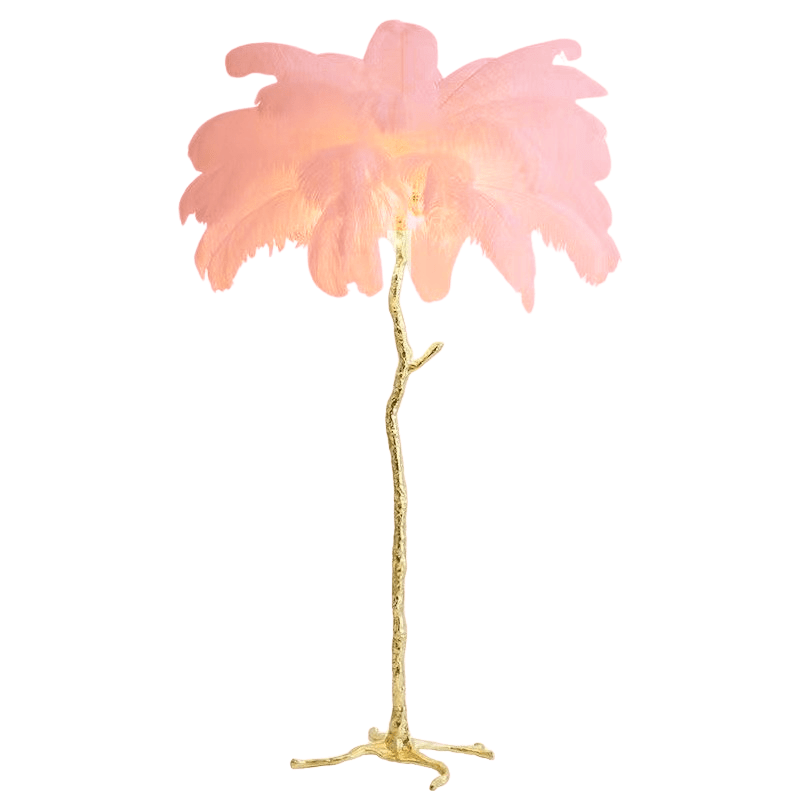 Nordic Ostrich Feather Floor Lamp | Floor Lamp | LED | resin | 260v | Stylish Floor Lighting
