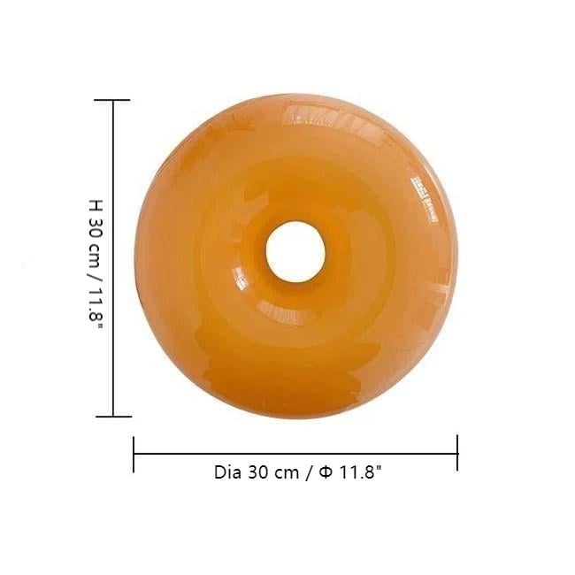 Bauhaus Donut Wall Lamp Table | Wall Lamp | LED | glass/Metal | 230V | Elegant Wall Illumination