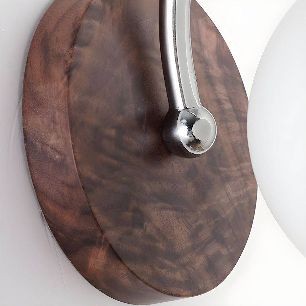 Modern Mushroom Glass Shade Wall | Wall Lamp | glass/metal | 110V - 120V | Elegant Wall Illumination