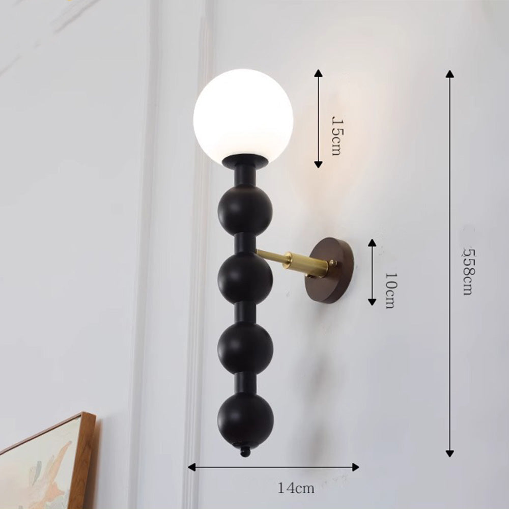 Bauhaus Long Metal Wall Lamp | Wall Lamp | metal/wood | 110V - 120V | Elegant Wall Illumination