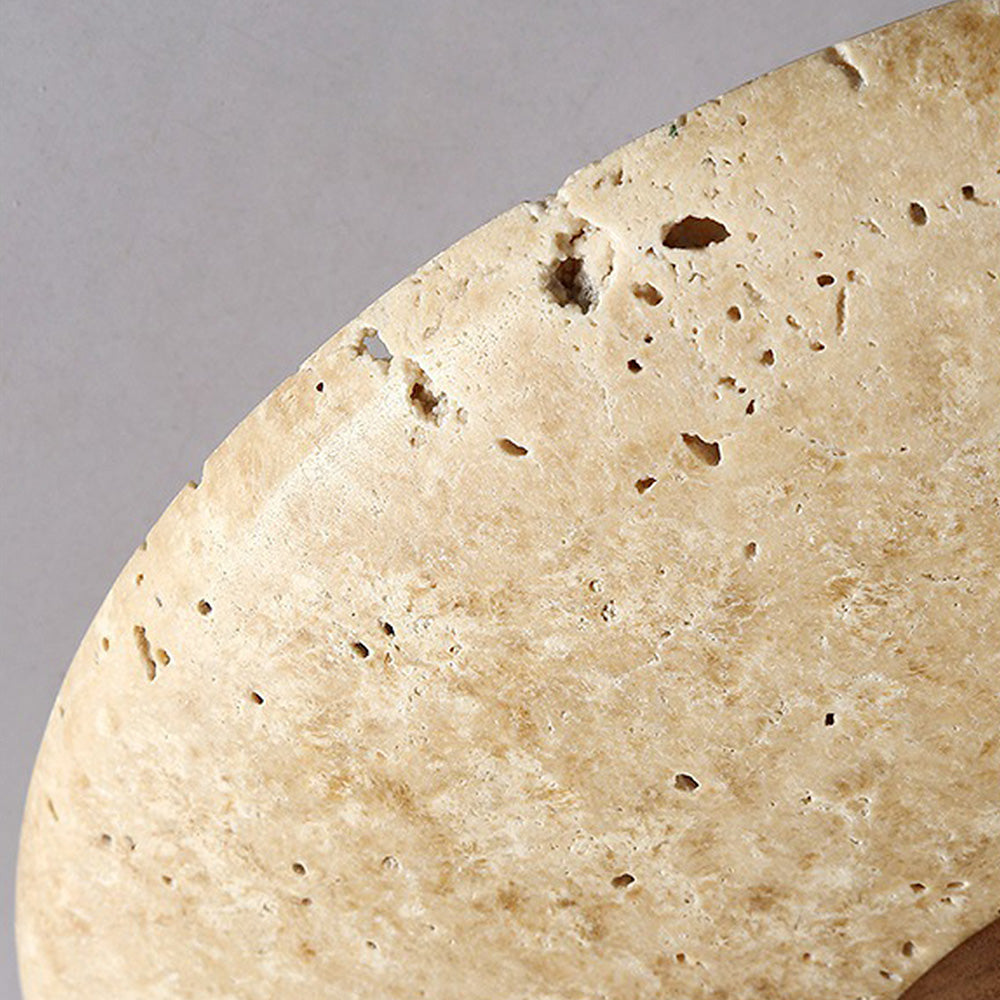 Industrial Modern Beige Stone Wall | Wall Lamp | wood | 110V - 120V | Elegant Wall Illumination