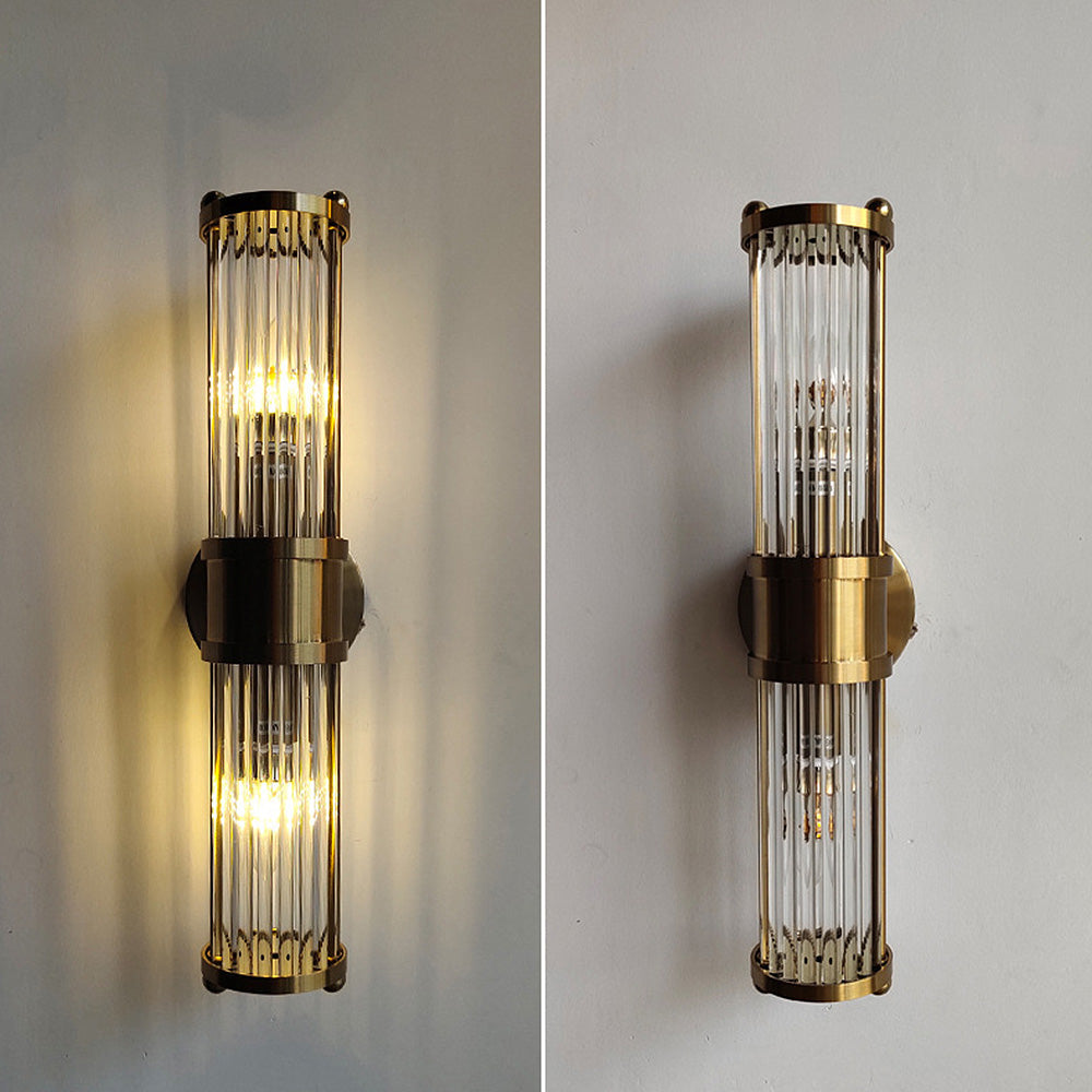 Classic Luxury Gold Bathroom Wall | Wall Lamp | Led | glass/iron | 110V - 120V | Elegant Wall Illumination
