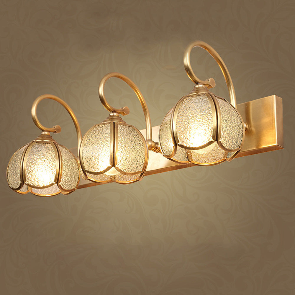 Classic Multi-headed Bathroom Wall Lamp | Wall Lamp | Led | glass | 110V - 120V | Elegant Wall Illumination