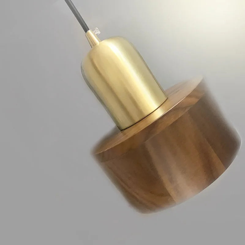 OakEcho Wooden Hanging Lamp | Lighting | brass/copper/wood | 90-260V | Premium Lighting Solution