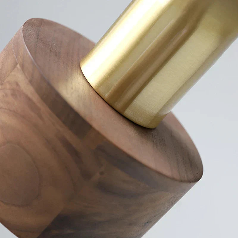 OakEcho Wooden Hanging Lamp | Lighting | brass/copper/wood | 90-260V | Premium Lighting Solution