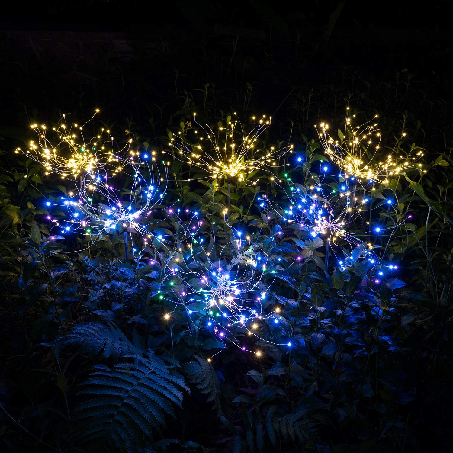 Pieces Outdoor Solar Garden Fireworks | Lighting | LED | Premium Lighting Solution