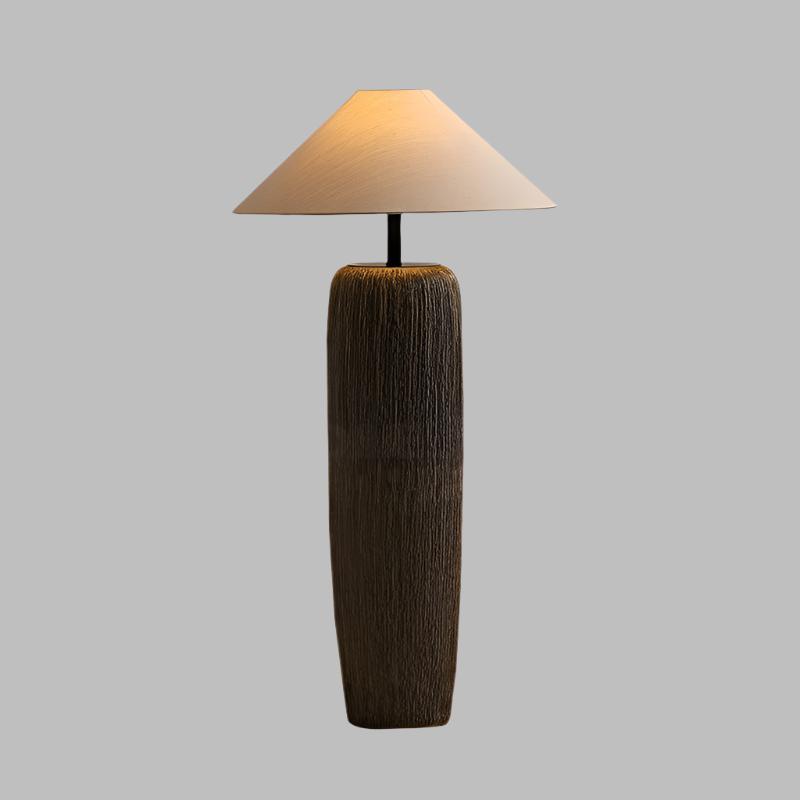 Weathered wooden floor lamp | Floor Lamp | LED | ceramic/metal | 60w | 240v | Stylish Floor Lighting