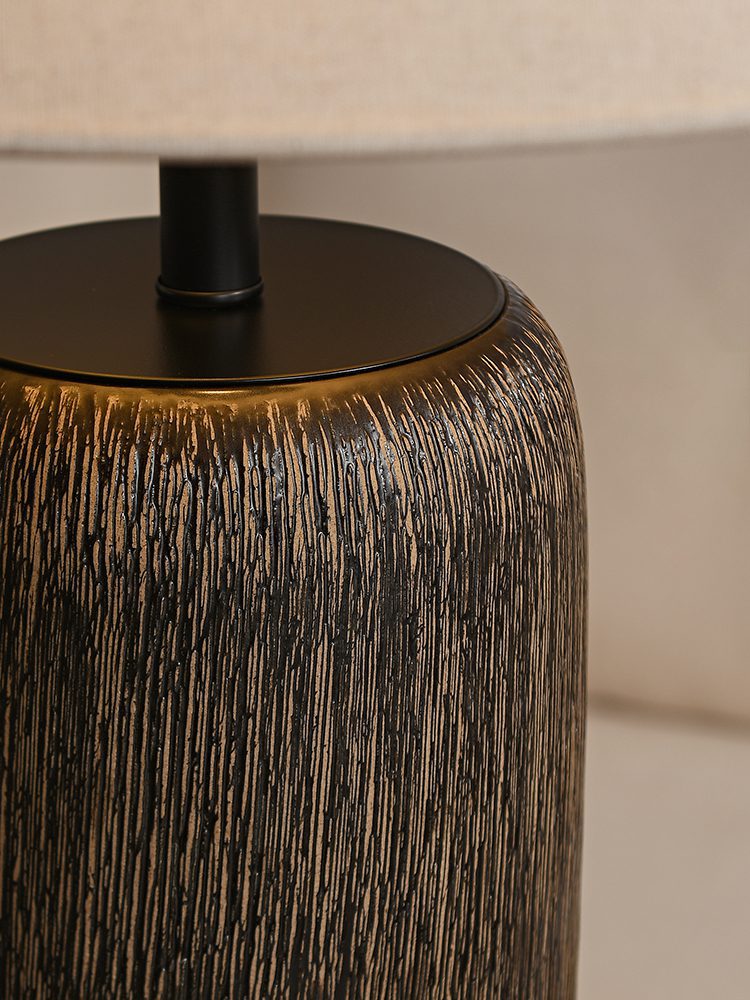 Weathered wooden floor lamp | Floor Lamp | LED | ceramic/metal | 60w | 240v | Stylish Floor Lighting