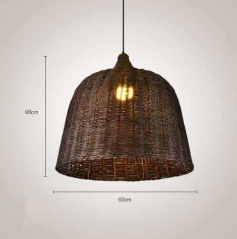 Bamboo Rattan Basket Hanging Lamp | Lighting | bamboo/rattan | 40W | Premium Lighting Solution