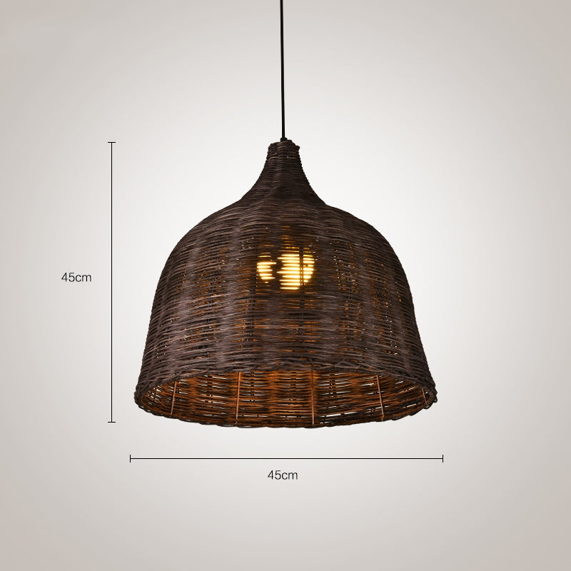 Bamboo Rattan Basket Hanging Lamp | Lighting | bamboo/rattan | 40W | Premium Lighting Solution