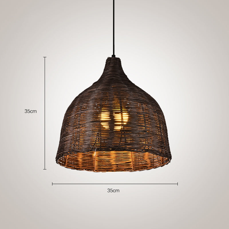 Bamboo Rattan Basket Hanging Lamp | Lighting | bamboo/rattan | 40W | Premium Lighting Solution