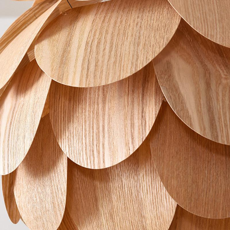 Rustic Pineapple Shaped Wooden Hanging | Lighting | LED | wood | 110 V | Premium Lighting Solution