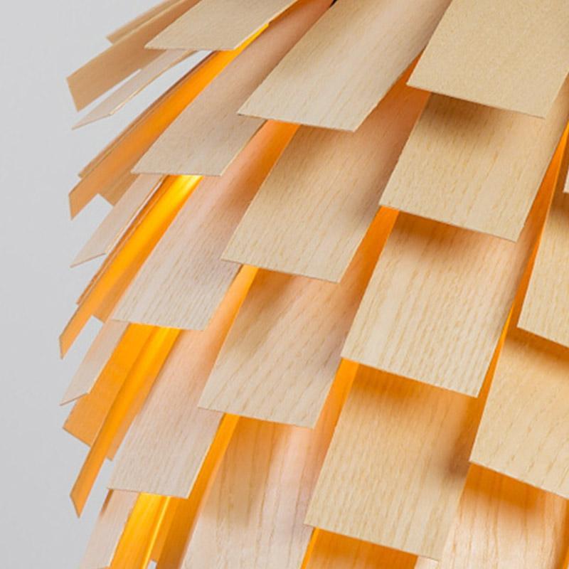 Artistic Artichoke Wooden Rustic Hanging | Lighting | LED | wood | 110V | Premium Lighting Solution