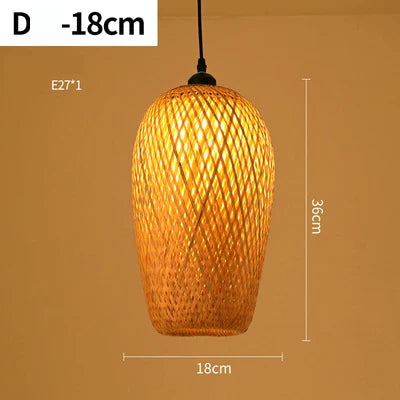 NatureLicht Traditional Rattan Hanging Lamp | Lighting | LED | bamboo/rattan | 90-260V | Premium Lighting Solution