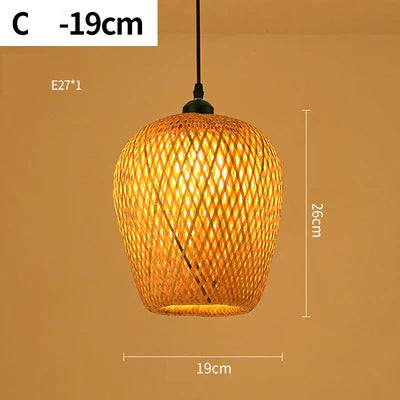 NatureLicht Traditional Rattan Hanging Lamp | Lighting | LED | bamboo/rattan | 90-260V | Premium Lighting Solution