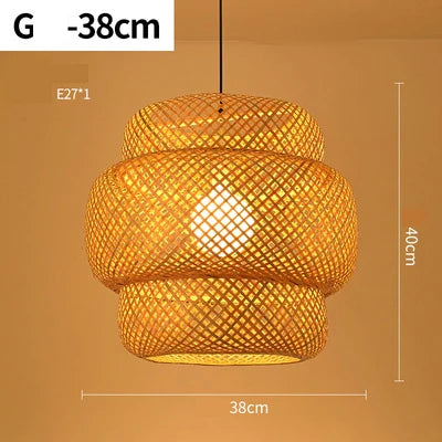 NatureLicht Traditional Rattan Hanging Lamp | Lighting | LED | bamboo/rattan | 90-260V | Premium Lighting Solution
