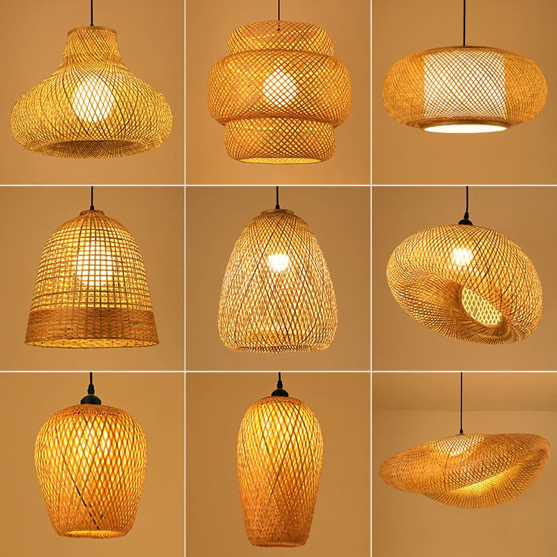 NatureLicht Traditional Rattan Hanging Lamp | Lighting | LED | bamboo/rattan | 90-260V | Premium Lighting Solution
