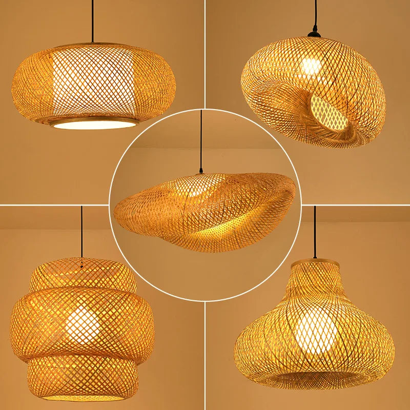 NatureLicht Traditional Rattan Hanging Lamp | Lighting | LED | bamboo/rattan | 90-260V | Premium Lighting Solution