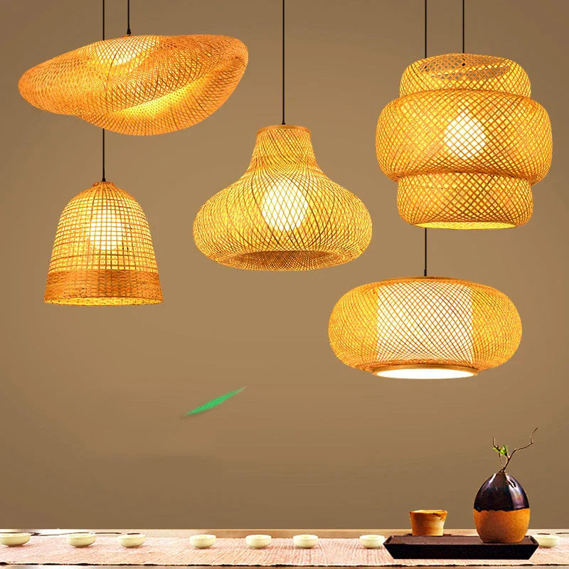 NatureLicht Traditional Rattan Hanging Lamp | Lighting | LED | bamboo/rattan | 90-260V | Premium Lighting Solution