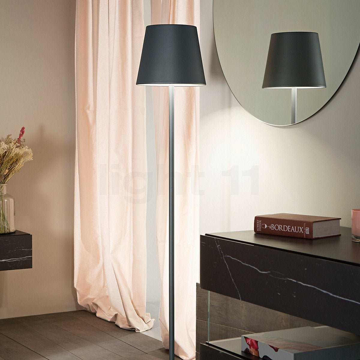 Modern Rechargeable Floor Lamp | Floor Lamp | LED | acrylic/aluminum | Stylish Floor Lighting