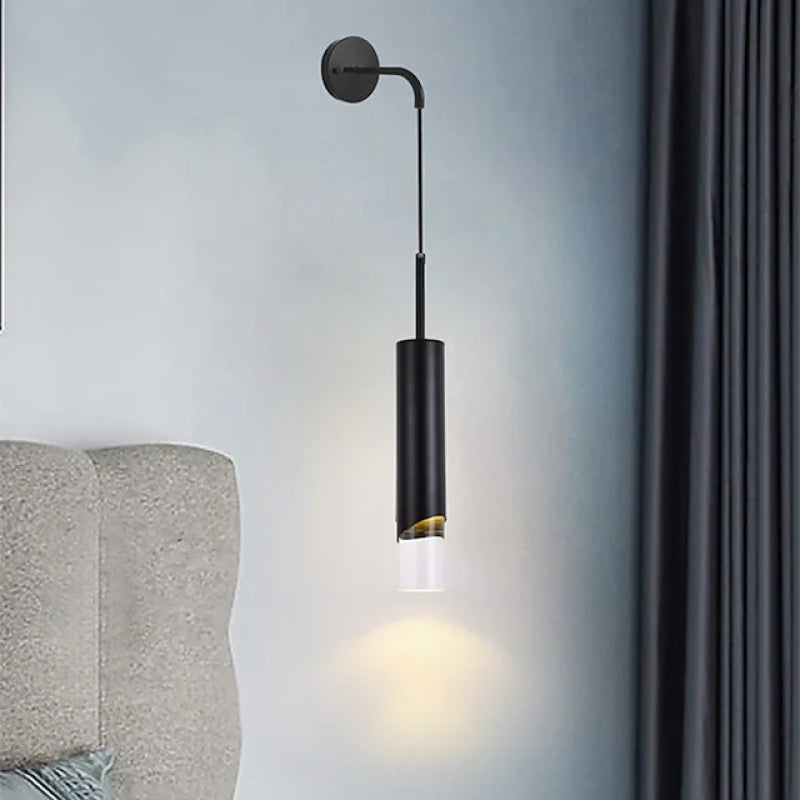 Elegant Wall Lamp Gold/Black Bedroom | Wall Lamp | Led | metal | 5W | 110V - 20V - 240V | Elegant Wall Illumination