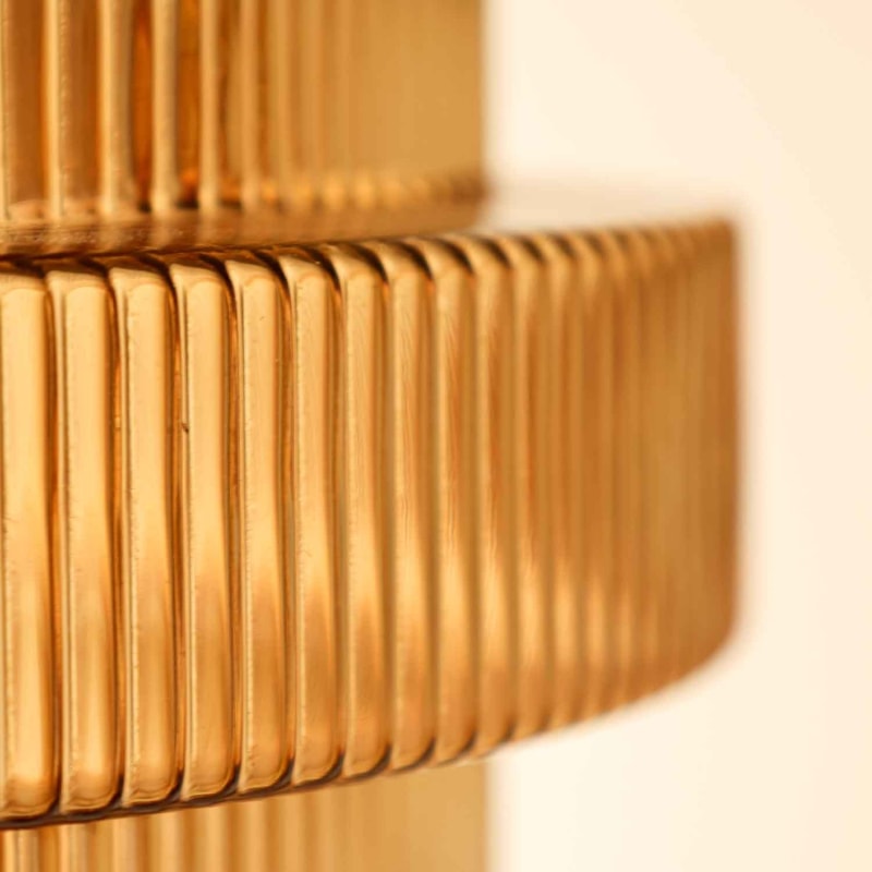 Bottle-shaped Brass Glass Hanging Lamp | Lighting | LED | brass/glass/metal | 40W | 110V-120V | Premium Lighting Solution