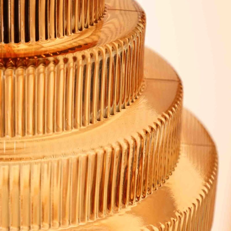 Bottle-shaped Brass Glass Hanging Lamp | Lighting | LED | brass/glass/metal | 40W | 110V-120V | Premium Lighting Solution